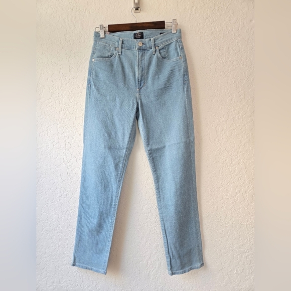Citizens of Humanity High Rise Cigarette Ankle Light Wash Jeans Size 27 - Picture 3 of 16